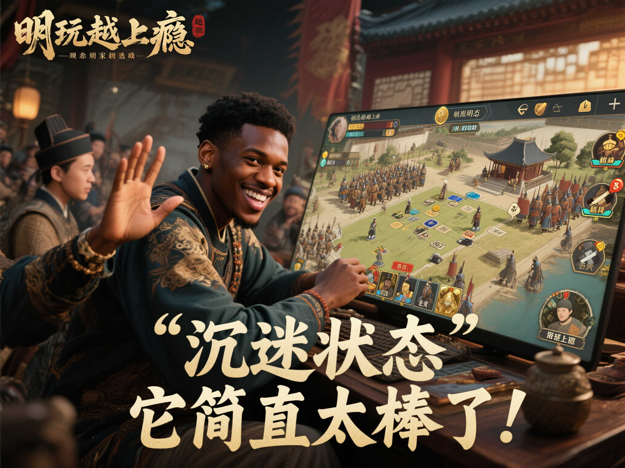 黑人小哥盛赞《明末》:正在爽玩 它简直太棒了! 黑人小哥盛赞《明末》:正在爽玩 它简直太棒了!